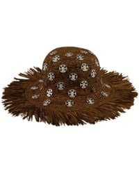 Rabanne - Rabanne 1969 Discs Fringed Sun Hat - Lyst