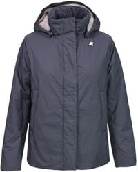K-Way - Long-Sleeve Hooded Padded Jacket - Lyst