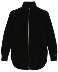 Herno - Quilted-Panel Cardigan - Lyst