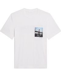 Helmut Lang - New York Bridge Postcard T-Shirt - Lyst