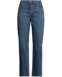 Rag & Bone - High-Waisted Straight-Leg Jeans - Lyst