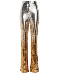 Rabanne - Sequin-Embellished Slim-Fit Trousers - Lyst