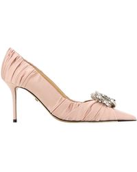 Mach & Mach - 85Mm Satin Pumps - Lyst