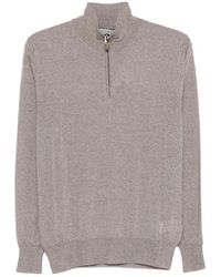 Canali - Zip-Up Sweater - Lyst