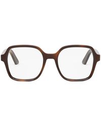 Dior - Eyewear Midnight Square Frame Glasses - Lyst