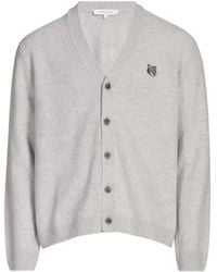 Maison Kitsuné - Maison Kitsuné Fox Head Comfort Cardigan - Lyst