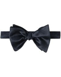 Brunello Cucinelli - Cotton And Silk Satin Bow Tie - Lyst