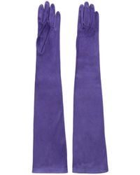 KHAITE - Remo Suede Gloves - Lyst