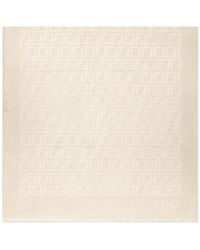 Fendi - Camellia Silk Stole - Lyst