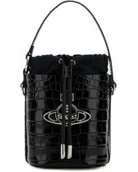 Vivienne Westwood - Daisy Orb Plaque Drawstring Bucket Bag - Lyst