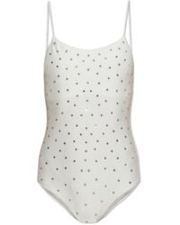 Oséree - Oséree Crystal-Embellished One-Piece Swimsuit - Lyst