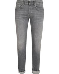 Dondup - Cuffed-Hem Cotton Jeans - Lyst