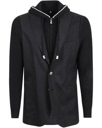 Eleventy - Long-Sleeved Paneled Jacket - Lyst