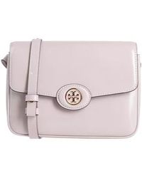 Tory Burch - Solid Color Leather Bag - Lyst