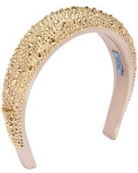 Prada - Embellished Headband - Lyst
