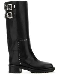 Jimmy Choo - Brooklyn Studded Leather Boots - Lyst