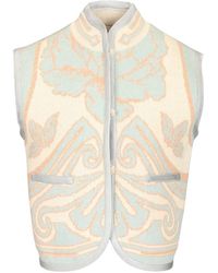 forte_forte - Peonia My Love Jacquard Knitted Vest - Lyst
