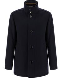 BOSS - Boss Button-Up Relaxed-Fit Coat - Lyst
