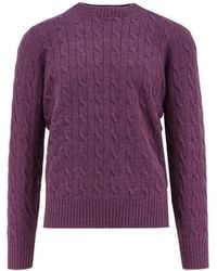 Brunello Cucinelli - Cable Knit Cashmere Sweater - Lyst