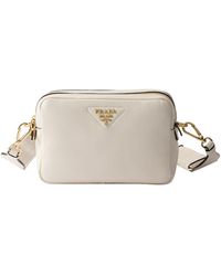 Prada - Small Leather Shoulder Bag - Lyst
