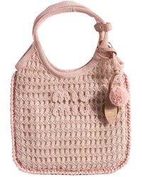 Miu Miu - Ivy Raffia Crochet Handbag - Lyst