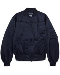 Y-3 - Zip-Up Bomber Jacket - Lyst