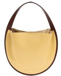 Jil Sander - Pivot Logo Embossed Shoulder Bag - Lyst