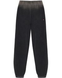 DIESEL - Logo Embroidered Elasticated Waistband Pants - Lyst