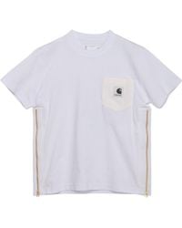 Sacai - X Carhartt Wip Logo Patch Crewneck T-Shirt - Lyst