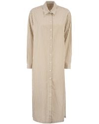 MC2 Saint Barth - Adeline Striped Long Shirt - Lyst