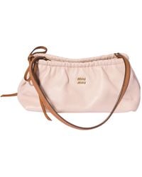 Miu Miu - Nappa Leather Pouch - Lyst