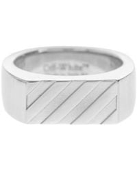 Off-White c/o Virgil Abloh - Logo Ring - Lyst