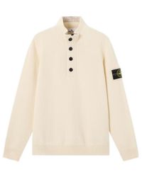 Stone Island - Soft Wool Blend Sweater - Lyst
