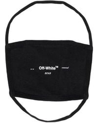 Off-White c/o Virgil Abloh - Logo Printed Face Mask - Lyst