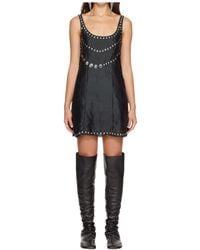 GIMAGUAS - Claude Jewel Studded Mini Dress - Lyst
