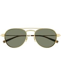 Saint Laurent - Eyewear Aviator Frame Sunglasses - Lyst