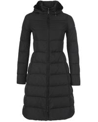 Armani Jeans - Long-Style Down Jacket With A Hat - Lyst