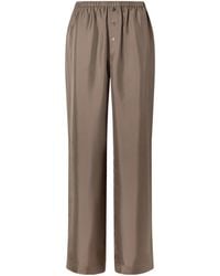 Rohe - Silk-Satin Wide-Leg Pants - Lyst