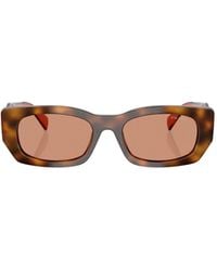 Prada - Eyewear Rectangular Frame Sunglasses - Lyst