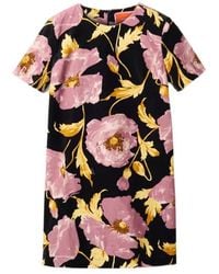 La DoubleJ - La Doublej Floral Mini Swing Dress - Lyst
