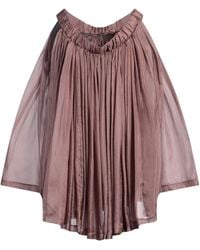 Rick Owens - Sleeveless Off-Shoulder Chiffon Dress - Lyst