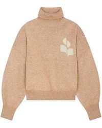 Isabel Marant - Isabel Marant Étoile Roll-Neck Knitted Jumper - Lyst