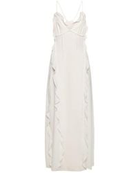 Jonathan Simkhai - Emily Pleated Maxi Slip Dress - Lyst