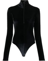 Filippa K - Zip-Up Velvet Body - Lyst