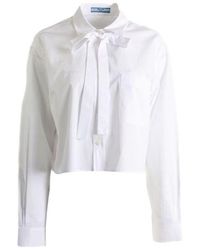 Prada - Versace Long-Sleeved Button-Up Shirt - Lyst
