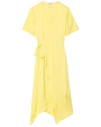 Zadig & Voltaire - Satin Wrap Dress - Lyst