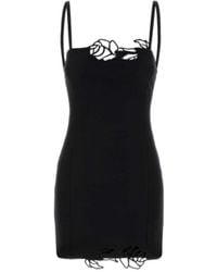 Blumarine - Rose-Embellished Strap Mini Dress - Lyst