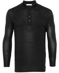 Entire studios - Long Sleeve Knit Polo Top - Lyst