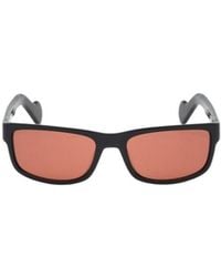 Moncler - Eyewear Rectangular Frame Sunglasses - Lyst