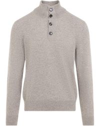 Brioni - High-Neck Sweater - Lyst